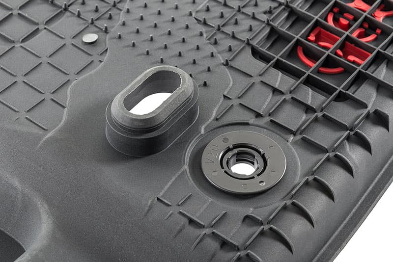 Mopar All-Weather Front &amp; Rear Floor Liner Mats - Jeep Wrangler Unlimited JL 4-Door (2018-2022)