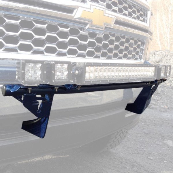 N-Fab Front Bumper Textured Black Light Bar with Multi-Mount (Up to 30&quot; LED Lights)  - Chevy Silverado 1500 ( 2014 - 2018 )