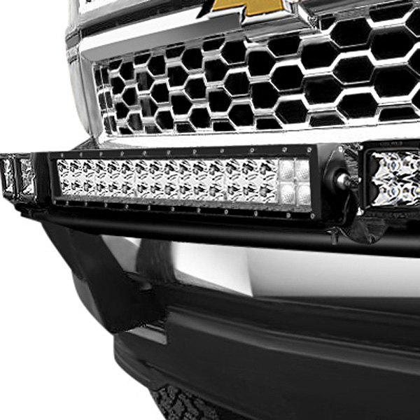 N-Fab Front Bumper Textured Black Light Bar with Multi-Mount (Up to 30&quot; LED Lights)  - Chevy Silverado 1500 ( 2014 - 2018 )