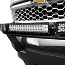 N-Fab Front Bumper Textured Black Light Bar with Multi-Mount (Up to 30&quot; LED Lights)  - Chevy Silverado 1500 ( 2014 - 2018 )