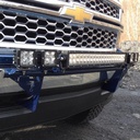 N-Fab Front Bumper Textured Black Light Bar with Multi-Mount (Up to 30&quot; LED Lights)  - Chevy Silverado 1500 ( 2014 - 2018 )