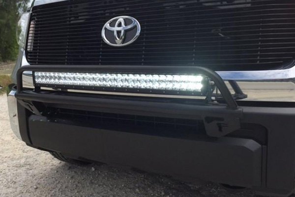N-Fab Front Bumper Textured Black Off-Road Light Bar (Up to 30&quot; LED Light Bar) - Toyota Tundra ( 2014 - 2018 )