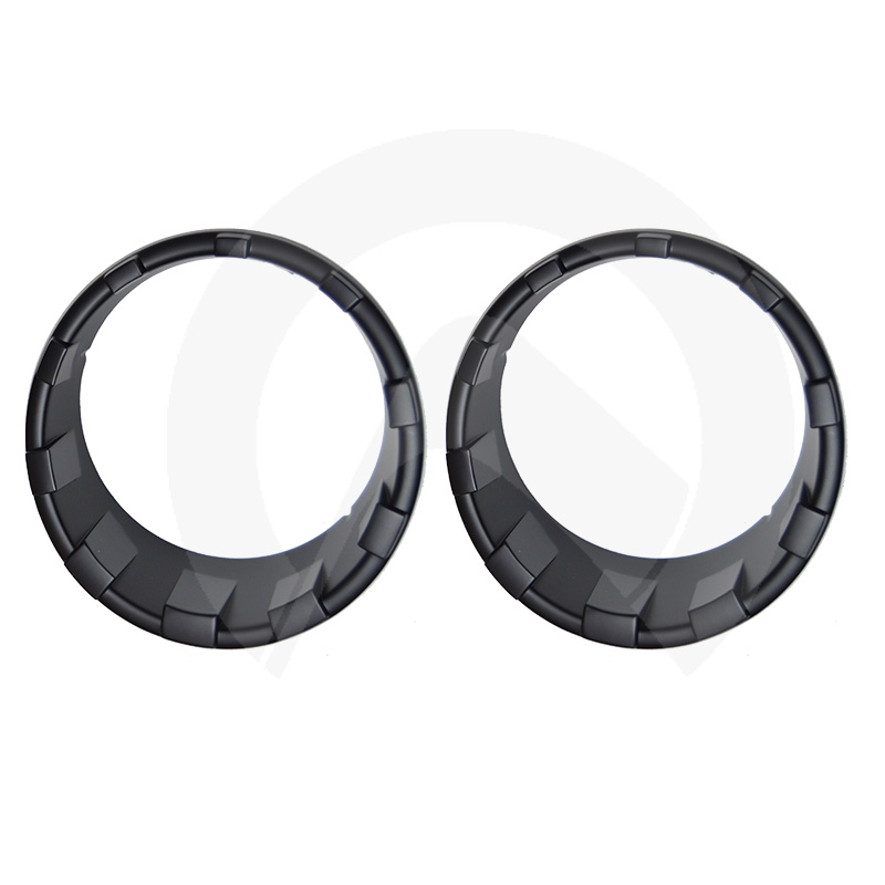 Paramount Head Light Rim Cover Matte Black - Jeep Wrangler JK 