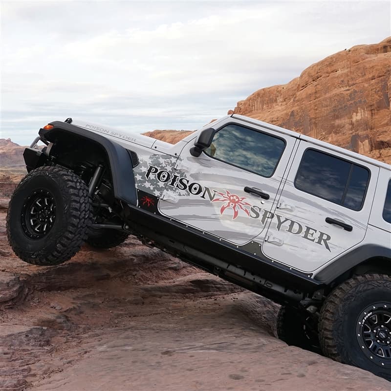 Poison Spyder Body Rocker Armor - Jeep Wrangler Unlimited JL 4-Door (2018-2022)