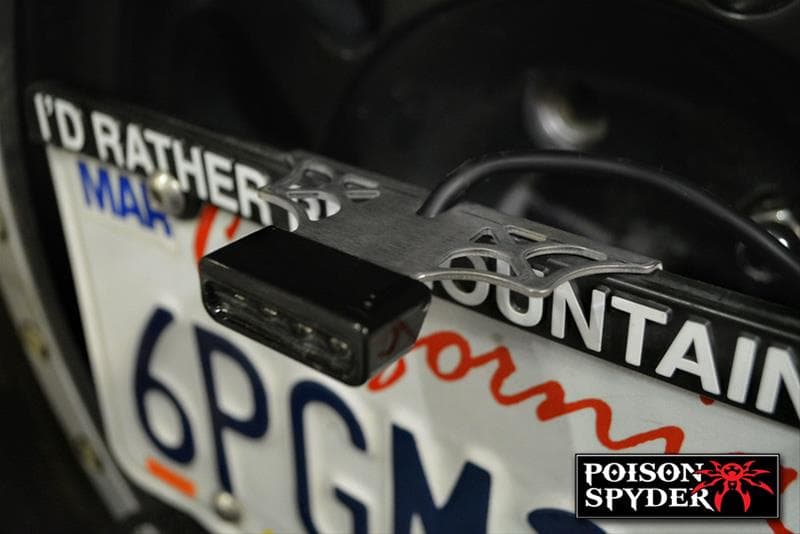 Poison Spyder LED License Plate Holder and 3rd Brake Light - Jeep Wrangler JK ( 2007 - 2018 )