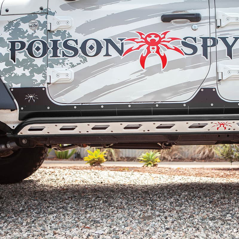 Poison Spyder Rocker Knockers - Jeep Wrangler Unlimited JL 4-Door (2018-2022)