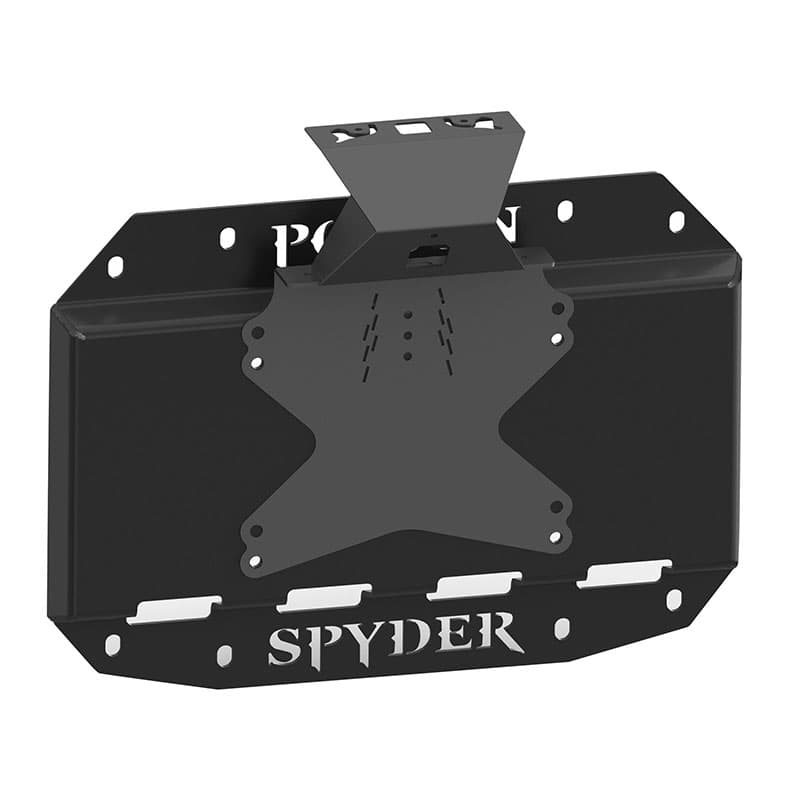 Poison Spyder Tire Carrier Delete Plate with Camera Mount (Black) - Jeep Wrangler JL (2018-2022)