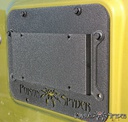 Poison Spyder Tramp Stamp II Tailgate Vent Cover with License Plate Mount - Jeep Wrangler JK ( 2010 - 2018 )