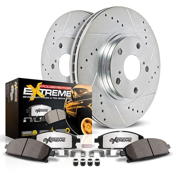 Power Stop (Front &amp; Rear) Z36 Extreme Performance Truck &amp; Tow Brake Kit - Jeep Wrangler JL ( 2018 - 2021 )