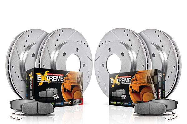 Power Stop (Front &amp; Rear) Z36 Extreme Performance Truck &amp; Tow Brake Kit - Ram 1500 (2006-2018) / (2019-2022 Classic)