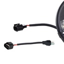 Pro Comp Explorer 7 Inch Round LED Headlamps (Clear) - Jeep Wrangler JK (2007-2018) / JL (2018-2022) / Gladiator JT (2020-2022)
