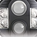 Pro Comp Explorer 7 Inch Round LED Headlamps (Clear) - Jeep Wrangler JK (2007-2018) / JL (2018-2022) / Gladiator JT (2020-2022)