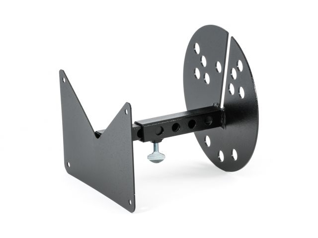 Rock Hard 4x4 License Plate Relocation Bracket with Light - Jeep Wrangler