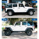 Rubicon Express 3.5 Inch Standard Coil Lift Kit with Mono Tube Shocks - Wrangler Unlimited JK 4-Door