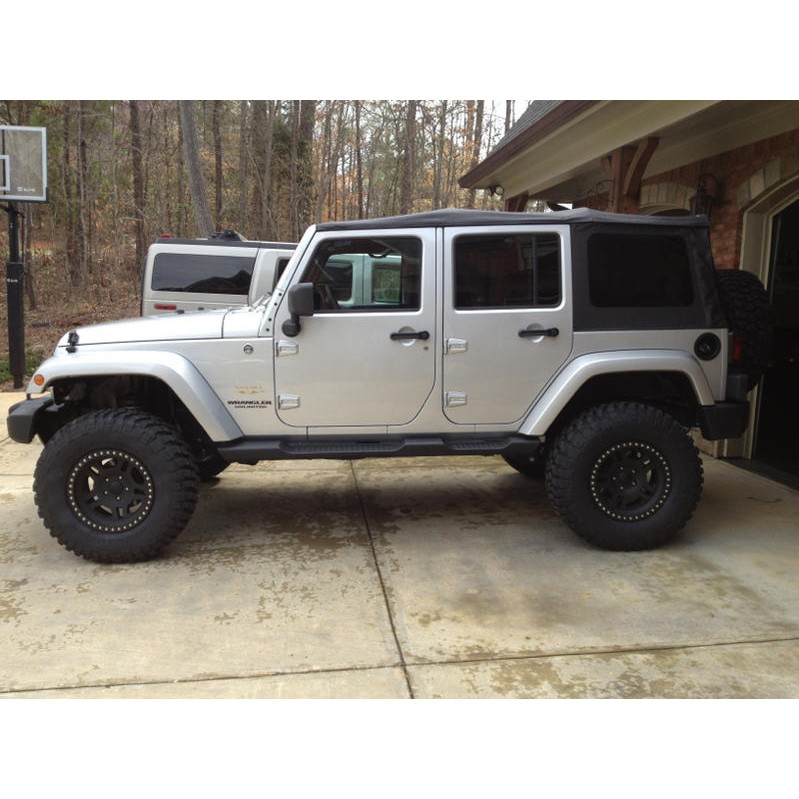 Rubicon Express 3.5 Inch Standard Coil Lift Kit with Mono Tube Shocks - Wrangler Unlimited JK 4-Door