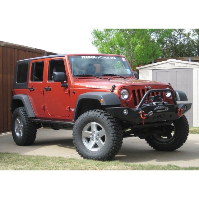 Rubicon Express 3.5 Inch Standard Coil Lift Kit with Mono Tube Shocks - Wrangler Unlimited JK 4-Door