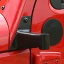 Rugged Ridge Mirror Relocation Bracket Set in Black - Jeep Wrangler JK