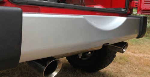 Rugged Ridge Rear Bumper Applique in Silver - Jeep Wrangler JK ( 2007 - 2018 )