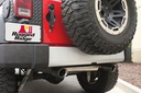 Rugged Ridge Rear Bumper Applique in Silver - Jeep Wrangler JK ( 2007 - 2018 )