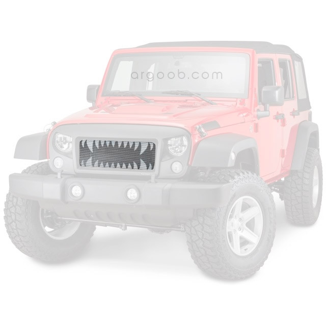 Rugged Ridge Spartan Teeth Grille Mesh Insert - Jeep Wrangler JK ( 2007 - 2018 )