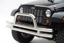 Smittybilt Billet Aluminum Grille Insert (Polished) - Jeep Wrangler JK ( 2007 - 2018 )
