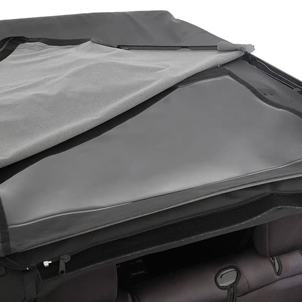 Smittybilt Bowless Combo Top Kit with Tinted Windows (Black Diamond) - Jeep Wrangler JK 2-Door ( 2007 - 2018 )