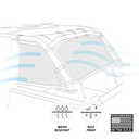 Smittybilt Cloak Mesh Sides and Rear - Jeep Wrangler Unlimited JL 4-Door (2018-2022)