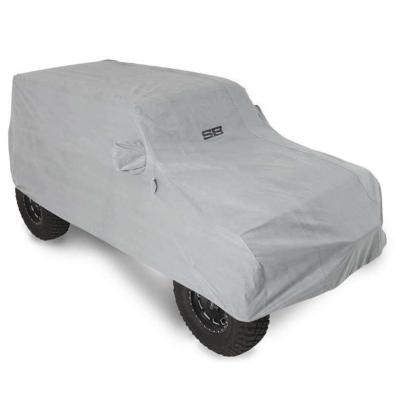 Smittybilt Full Climate Jeep Cover (Gray) - Jeep Wrangler Unlimited JL 4-Door (2018-2022) 