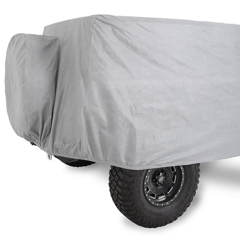 Smittybilt Full Climate Jeep Cover (Gray) - Jeep Wrangler Unlimited JL 4-Door (2018-2022) 