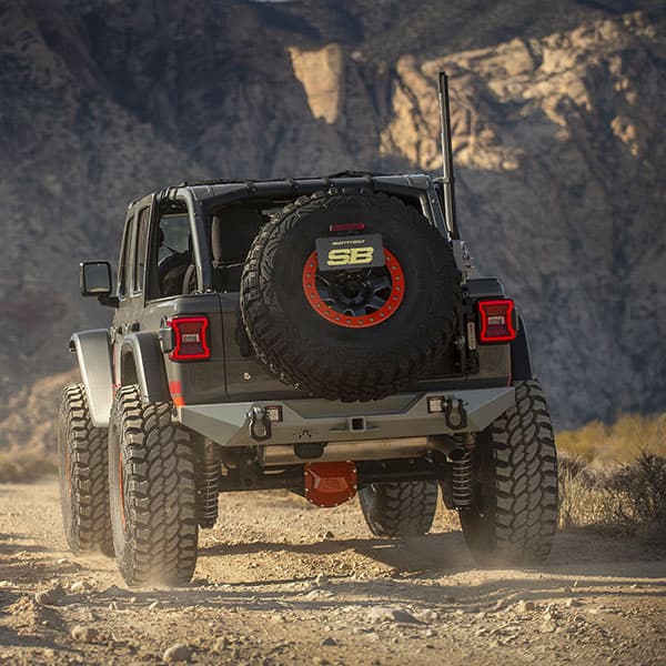 Smittybilt HD Pivot Tire Carrier - Jeep Wrangler JL (2018-2022)