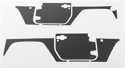 Smittybilt Mag-Armor Magnetic Trail Skins (9-Piece Set) - Jeep Wrangler JK 2-Door