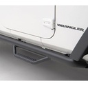 Smittybilt Nerf Steps Side bars w/Cleated Steps (Wheel to Wheel) - Black - Jeep Wrangler JK 2 door ( 2007 - 2011 )