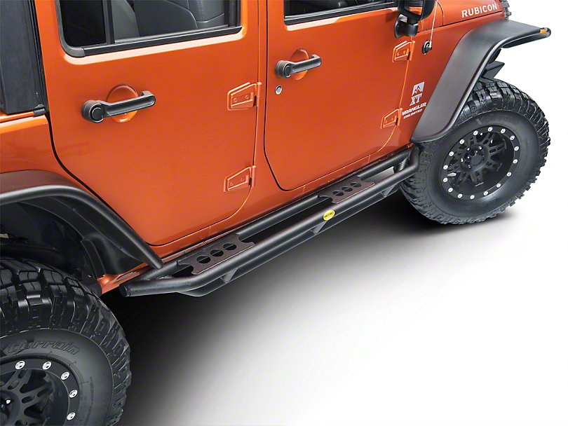 Smittybilt Rock Crawler Side Armor - Jeep Wrangler Unlimited JK 4-Door