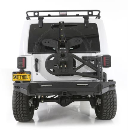Smittybilt SRC Gen2 Rear Bumper in Black Textured - Jeep Wrangler JK