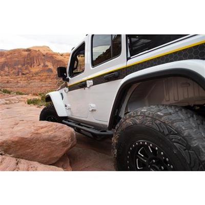 Smittybilt SRC Side Armor Steps - Jeep Wrangler Unlimited JL 4-Door (2018-2022)