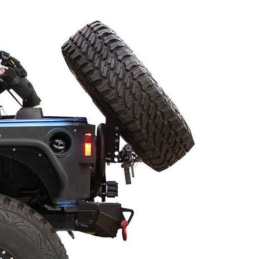 Smittybilt Slant Back Tire Mount - Jeep Wrangler JK ( 2007 - 2018 )