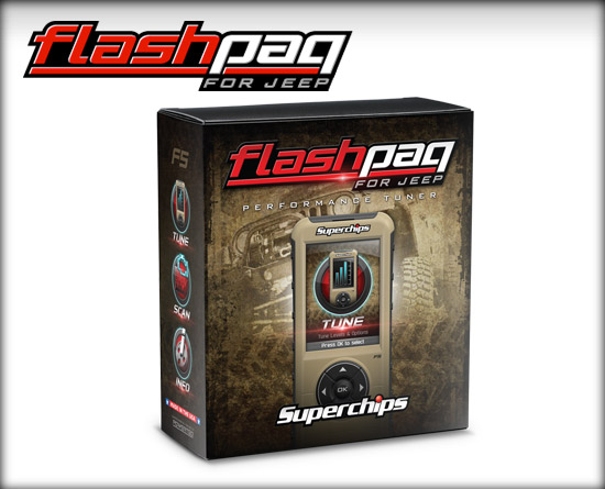 Superchips - Flashpaq F5 Programmer - Jeep Wrangler JK ( 2007 - 2014 )