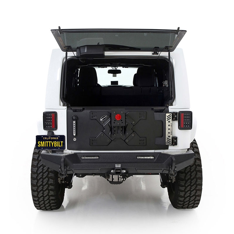 Smittybilt XRC Tailgate with Tire Carrier - Jeep Wrangler JK ( 2007 - 2018 )