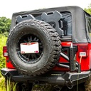 Smittybilt XRC/SRC GEN2 Bolt-On Tire Carrier - Jeep Wrangler JK