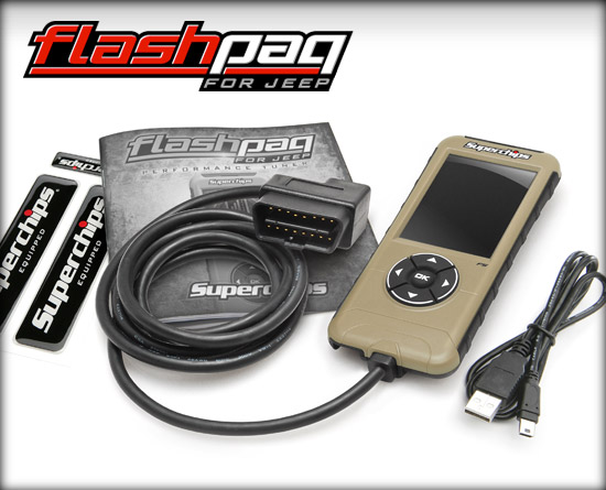 Superchips - Flashpaq F5 Programmer - Jeep Wrangler JK ( 2007 - 2014 )