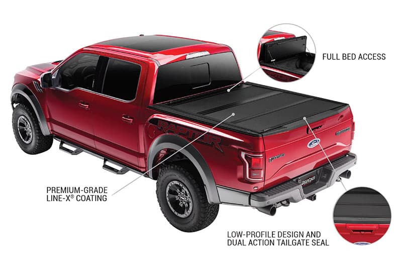 UnderCover ArmorFlex Hard Folding Tonneau Cover (Short Bed) - FORD F-150 ( 2015 - 2020 ) / Raptor ( 2017 - 2020 )