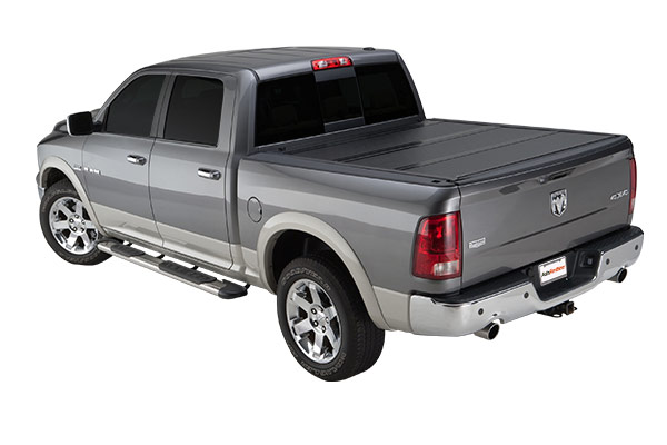 UnderCover Flex Hard Folding Tonneau Cover - Silverado/Sierra (Short Bed - with rail caps) ( 2007 - 2013 )