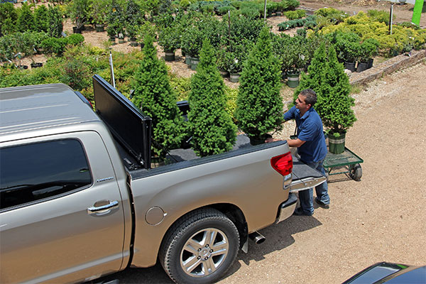 UnderCover Flex Hard Folding Tonneau Cover - Silverado/Sierra (Short Bed - with rail caps) ( 2007 - 2013 )