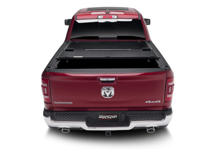 UnderCover Flex Hard Folding Tonneau Cover w/ RamBox w/ or w/o Multifunction Tailgate (Short Bed) - Ram 1500 ( 2019 - 2021 )