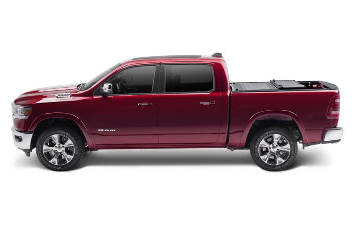 UnderCover Flex Hard Folding Tonneau Cover w/ RamBox w/ or w/o Multifunction Tailgate (Short Bed) - Ram 1500 ( 2019 - 2021 )