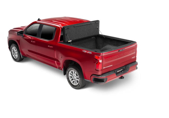 UnderCover Ultra Flex Hard Folding Tonneau Cover (Short Bed) - Silverado/Sierra 1500 (2019-2022)