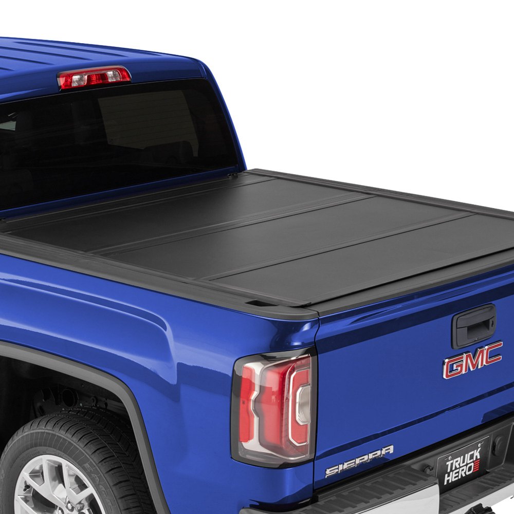 UnderCover Ultra Flex Hard Folding Tonneau Cover - Silverado/Sierra (Short Bed) ( 2014 - 2018 )