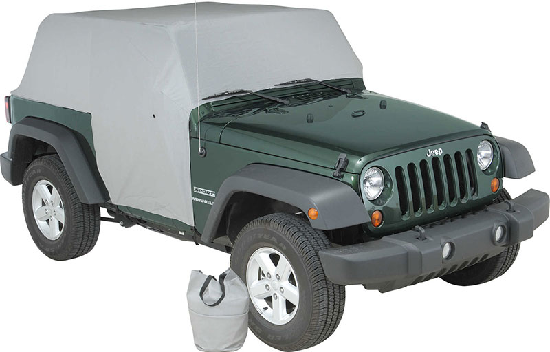 VDP Full Monty Cab Cover with Half Door Ears - Jeep Wrangler JK 2-Door