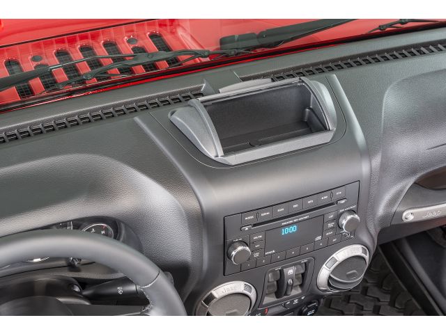 VDP Roll Top Dash Storage Console - Jeep Wrangler JK ( 2011 - 2018 )