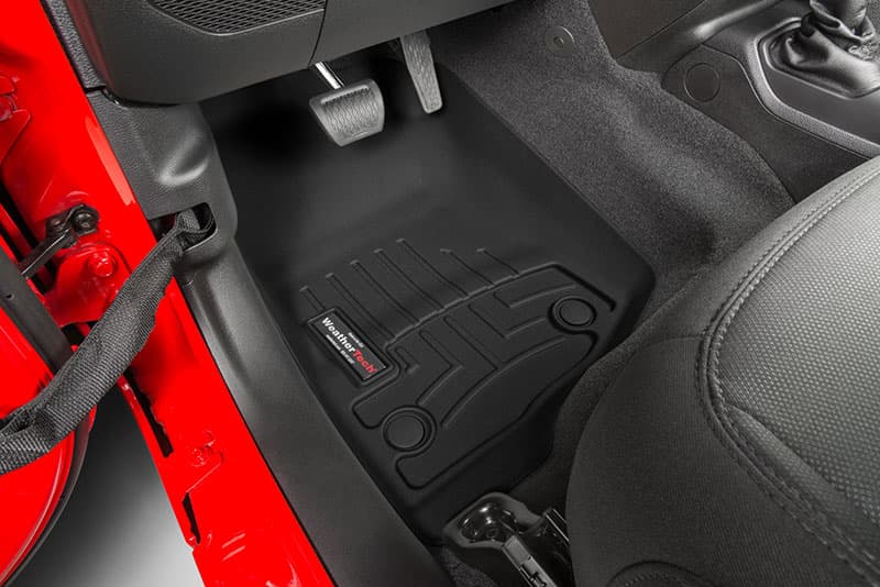 WeatherTech DigitalFit (Front + Rear) Floor Liners - Jeep Wrangler Unlimited JL 4-Door (2018-2022)